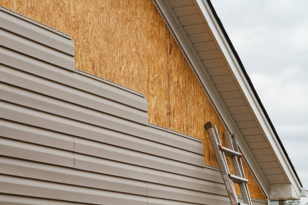 Professional Emergency Siding Repair technician working in Portsmouth, VA